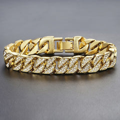 Miami Gold Curb Cuban Bracelet product image