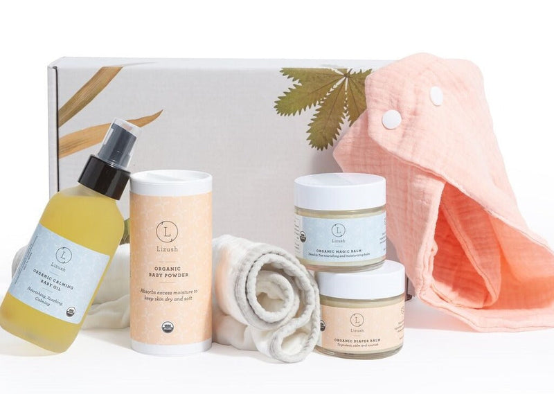 Organic full care new baby gift set - welcome little product image