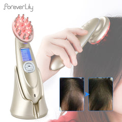 Electric Laser Hair Growth Comb Infrared EMS RF Vibration Massager product image