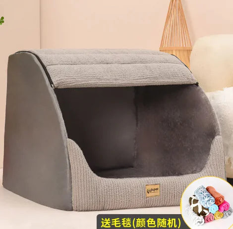 Warm Medium Large Removable And Washable Pet Bed product image