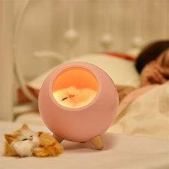 LED Cat Light USB Touch Night Llight Bionic Cat Stepless product image