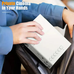 Mini portable LED projector for movie nights