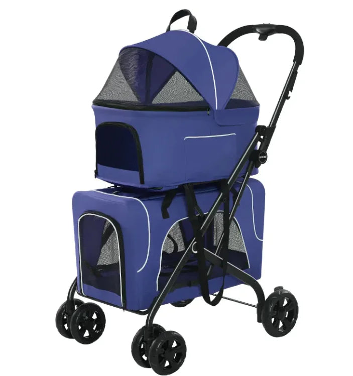 Small Dog Lightweight Folding Cat Dog Trolley product image