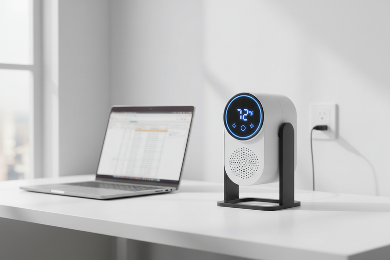 Desk Heater Pro – Compact Digital Plug-In Space Heater 