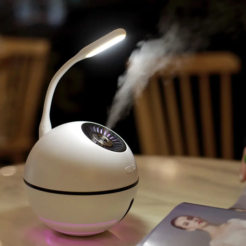 4-in-1 Space Ball Humidifier with Fan, USB Rechargeable product image